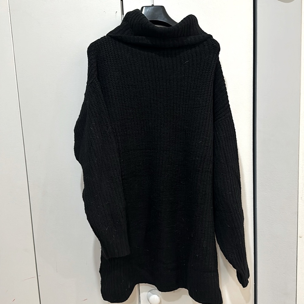 Long free people ribbed sweater